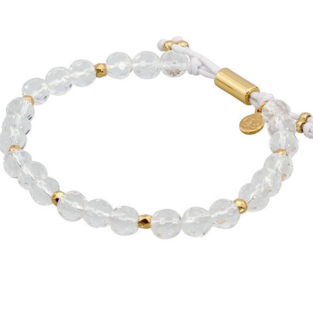✨NWT~Gorjana Power Gemstone Beaded Bracelet Crystal